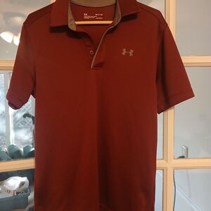 Under Armour Men's Maroon Polo Shirt